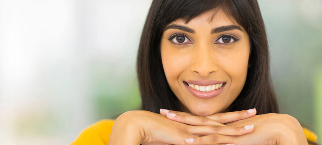 smiling young woman