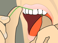 Flossing Step 4