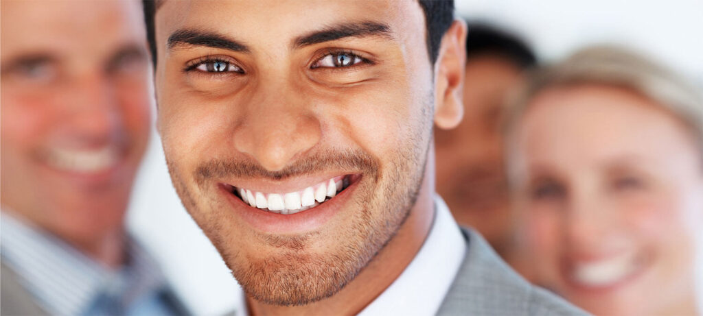 Handsome smiling man