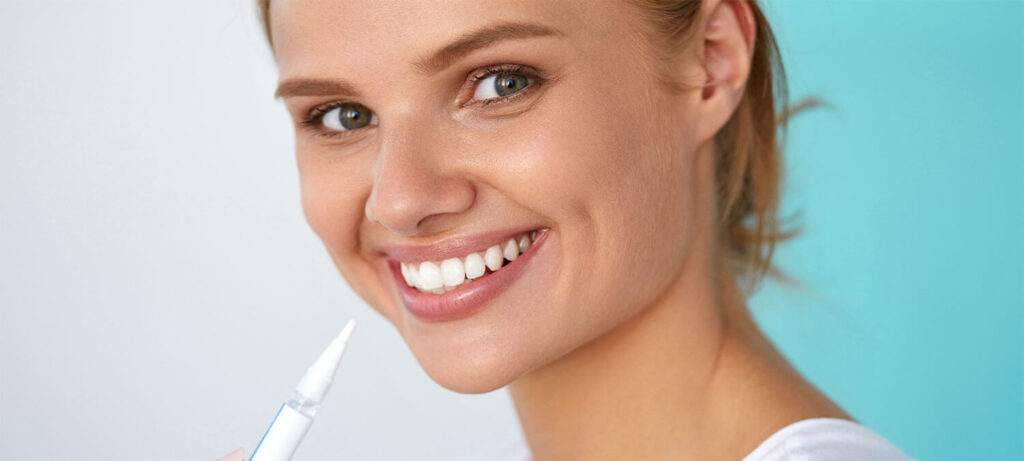 Beautiful Smiling Woman With Healthy Straight White Teeth