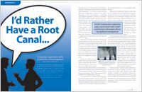 Article - I'd Rather Have a Root Canal