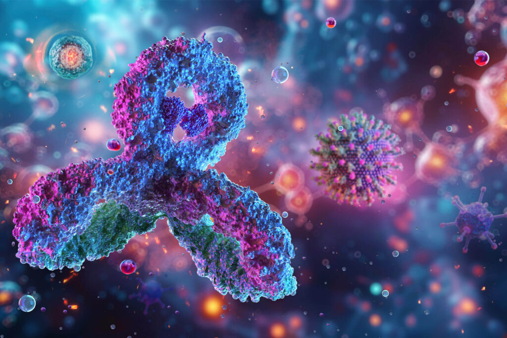 Antibodies, immunoglobulin Ig proteins 3D