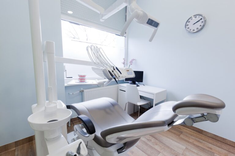 Dental equipment in modern clinic