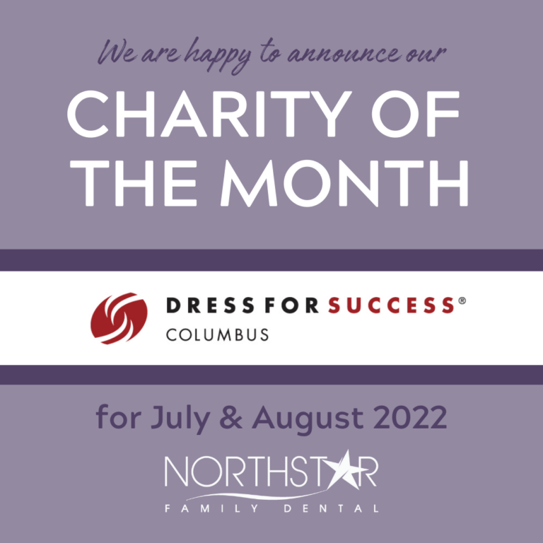 Charity of the Month July & Aug 2022 Banner - Northstar Family Dental
