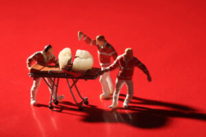 Hilarious Miniature Workers Performing Dental Procedures