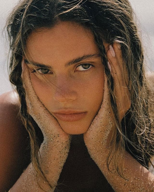 Young girl on beach