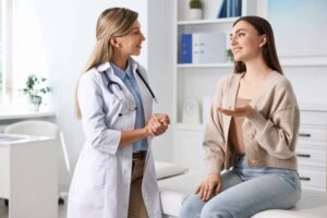 patient with doctor
