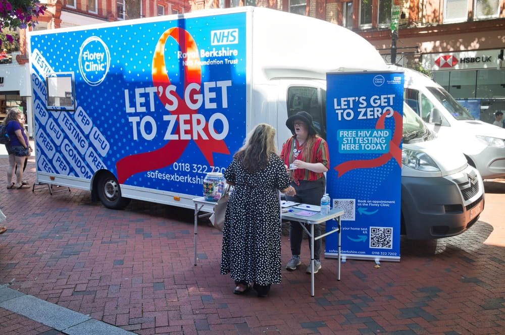 Lets get to Zero campaign van