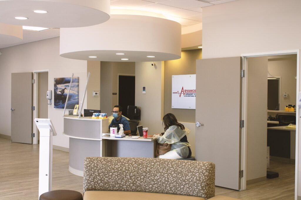 Office interior - Advanced Urgent Care & Occupational Medicine