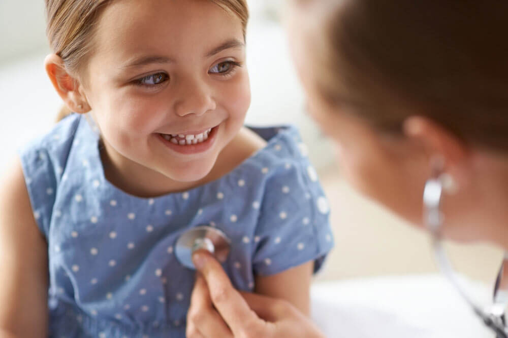 child and pediatrician for healthcare consulting