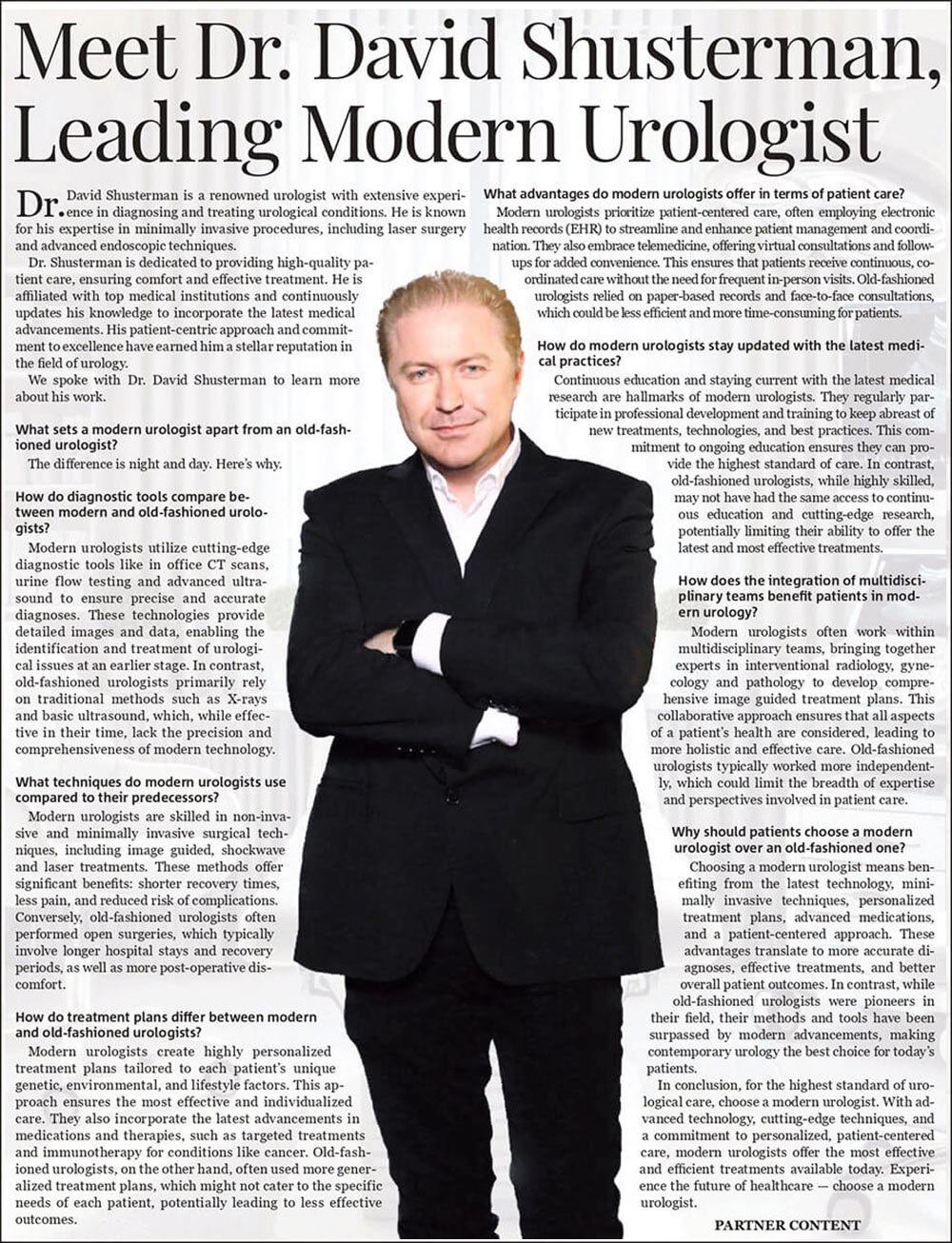 Meet Dr. David Shusterman - Article