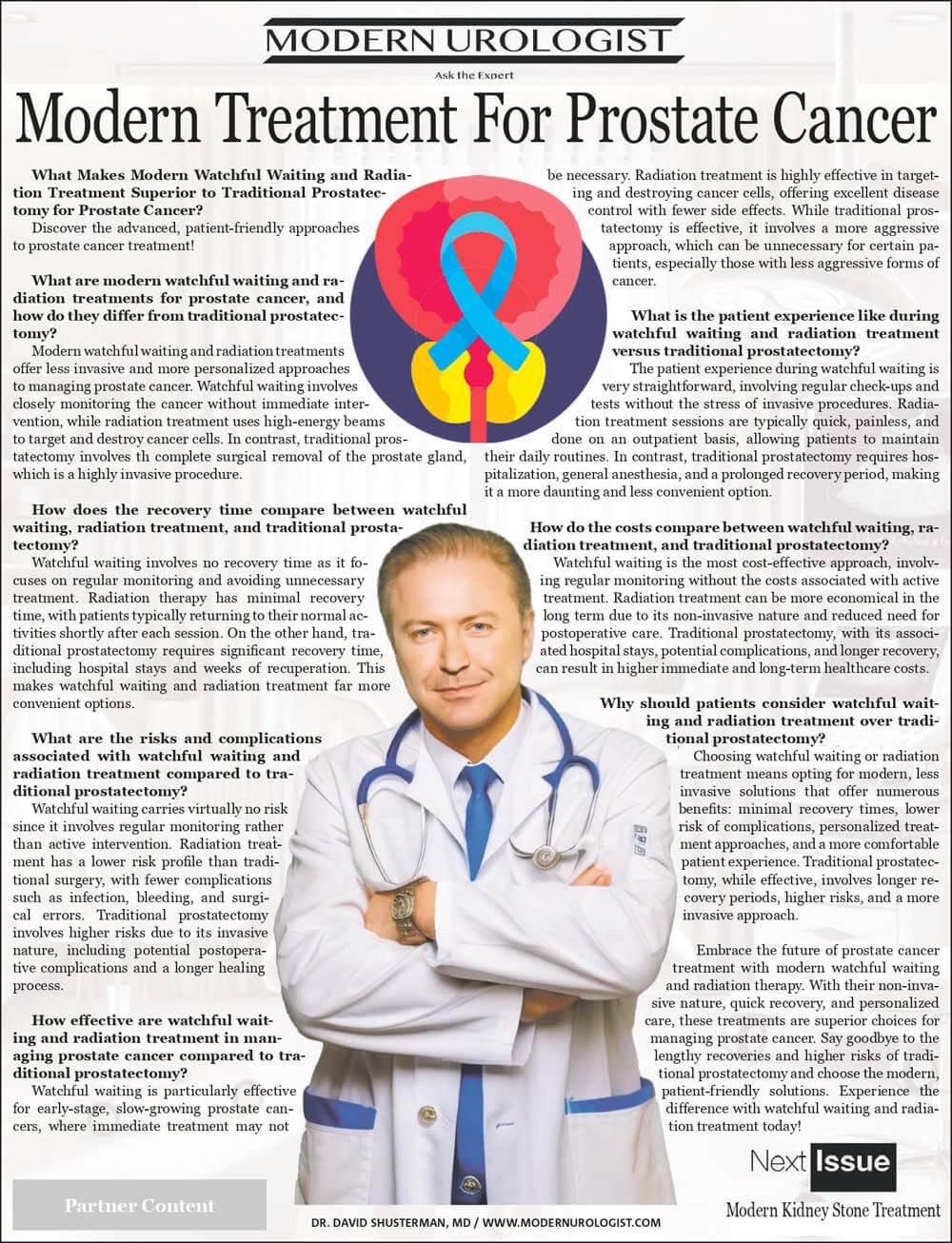 Modern Treatment for Prostate Cancer - Article