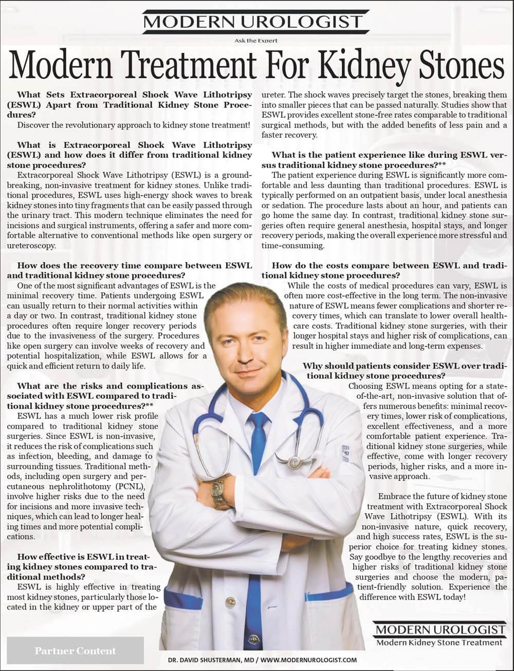 Modern Treatment for Kidney Stones - Article