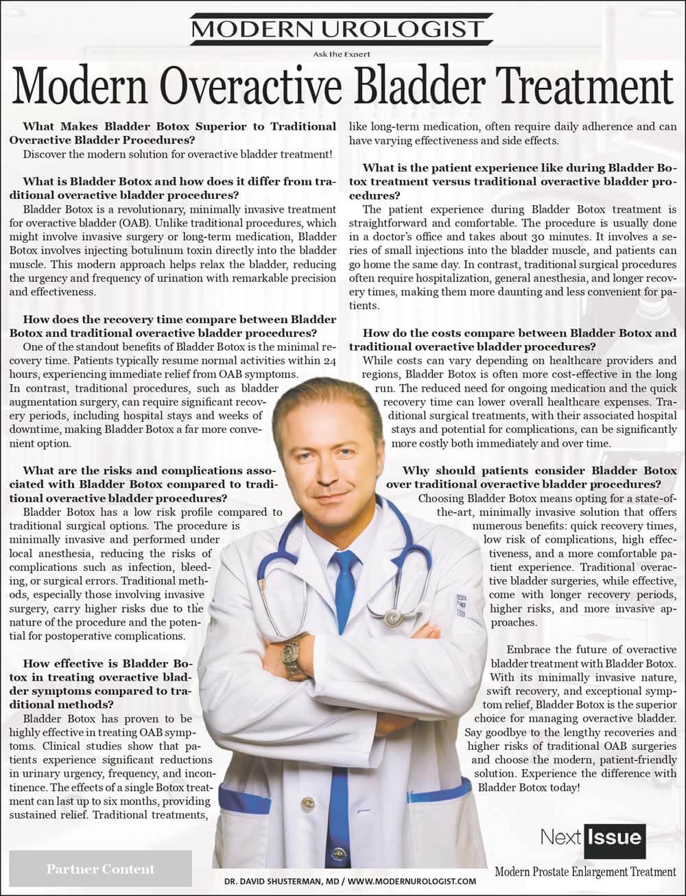 Modern Overactive Bladder Treatment - Article