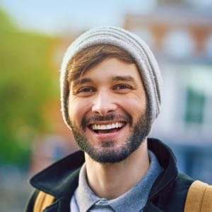 Young smiling man