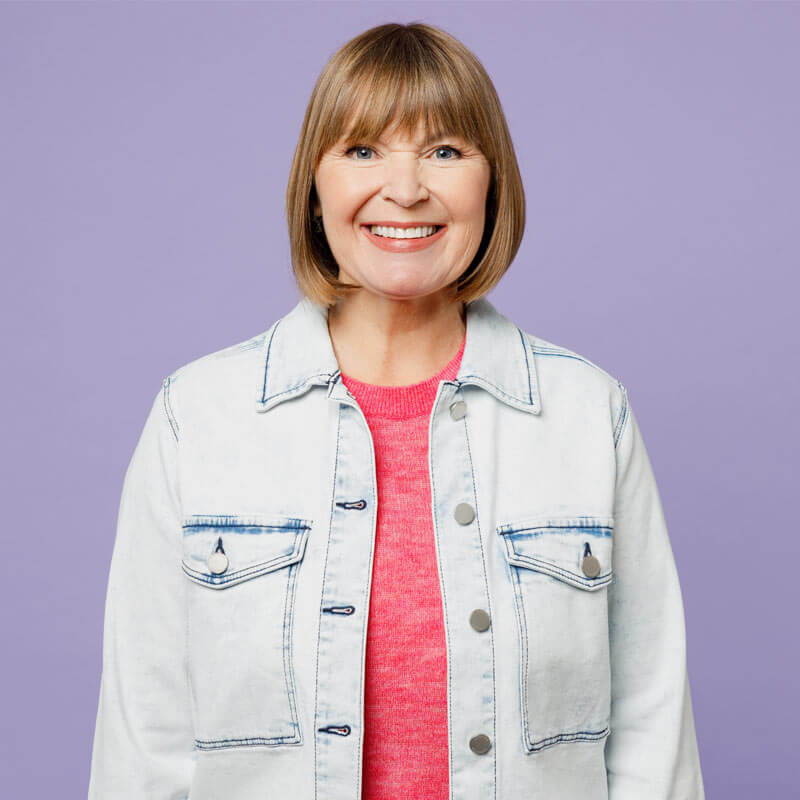 Elderly smiling