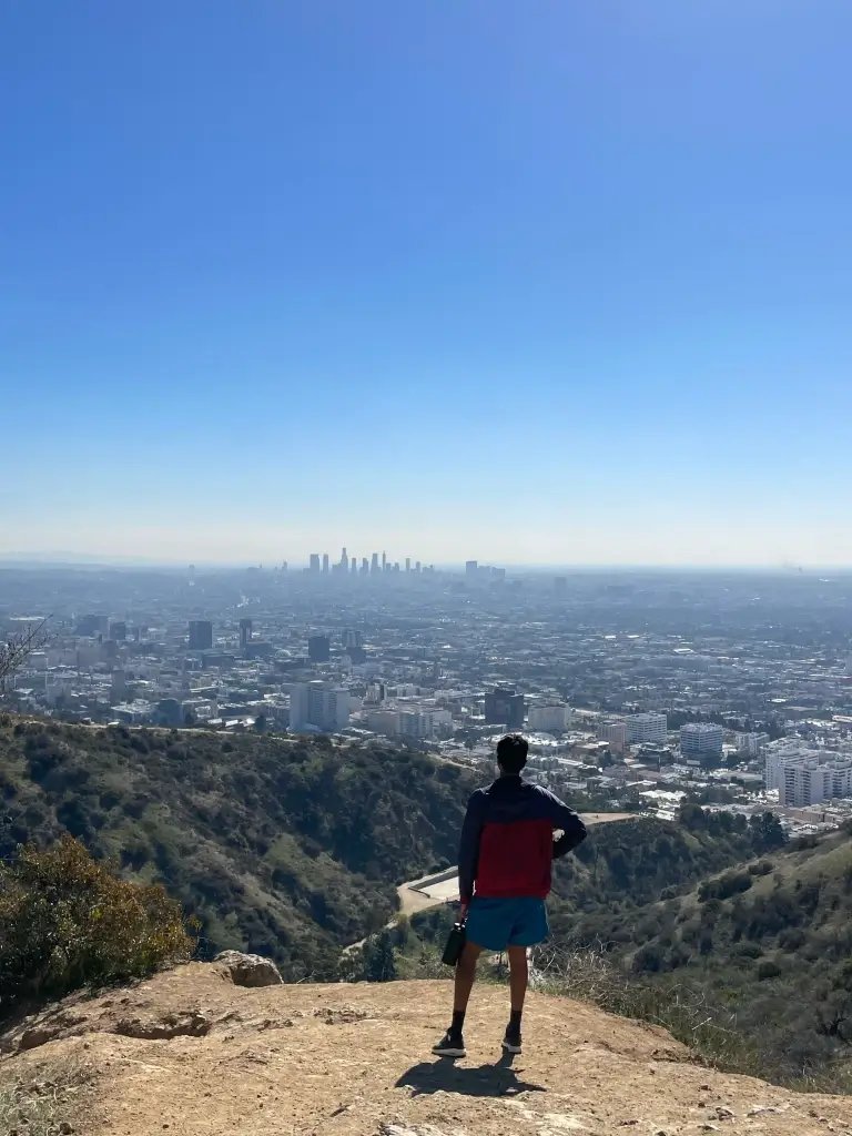 Rishi Agarwal while trekking