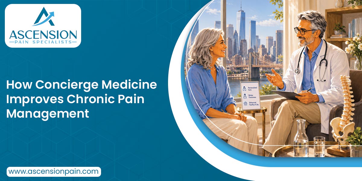 How Concierge Medicine Improves Chronic Pain Management showing the concept of Blog