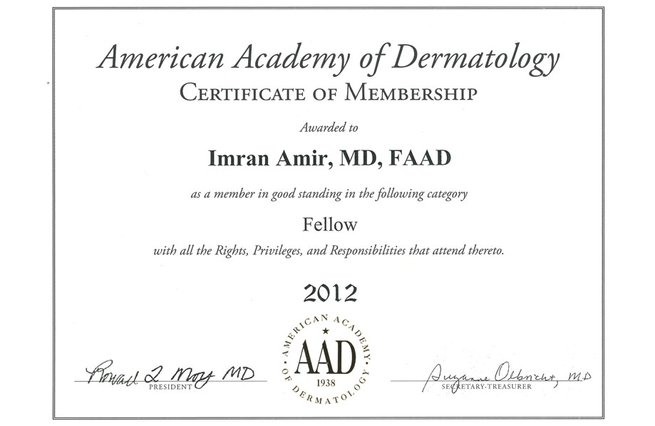 Certificate of Membership