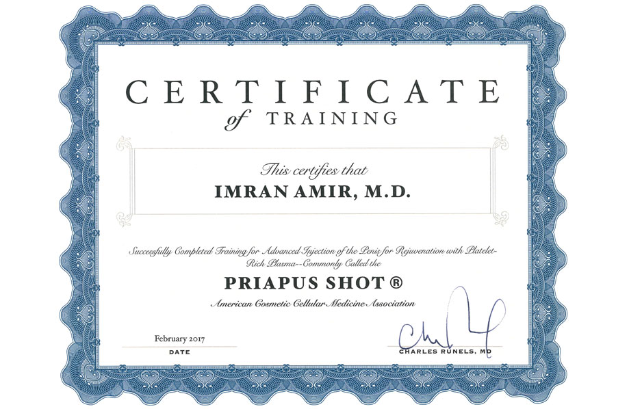 Certificate of Training