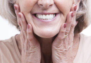 Dentures, smiling lady, smile