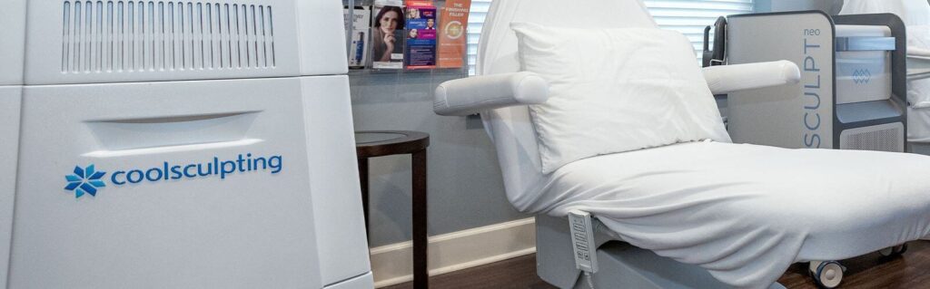 Treatment room of a modern clinic