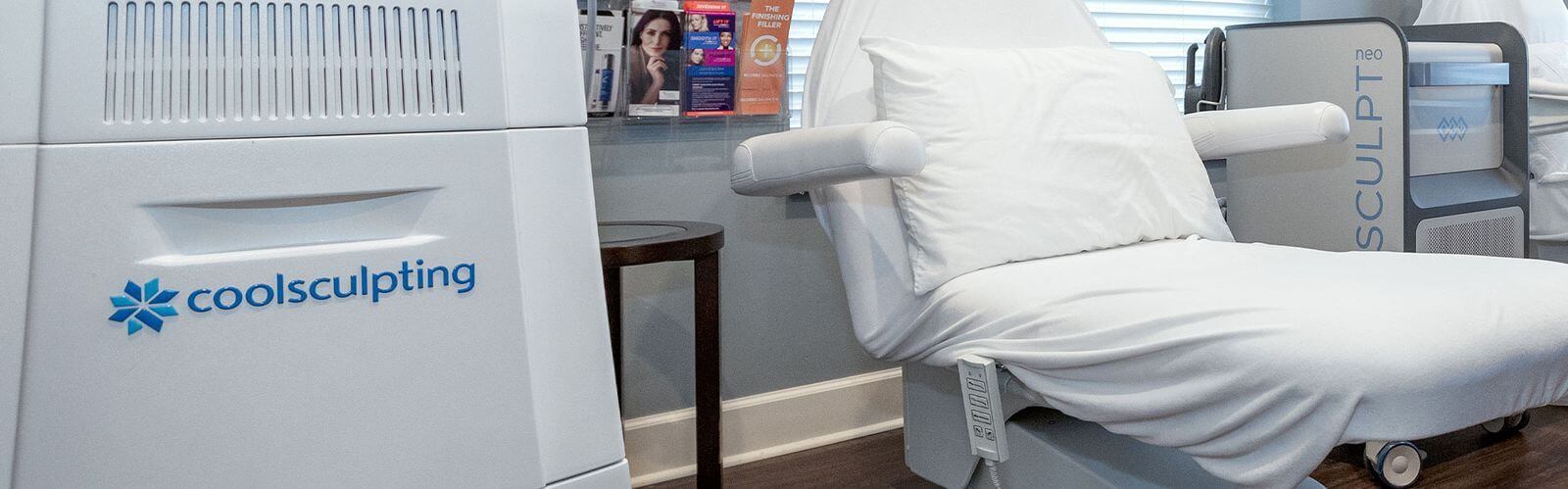 Treatment room of a modern clinic