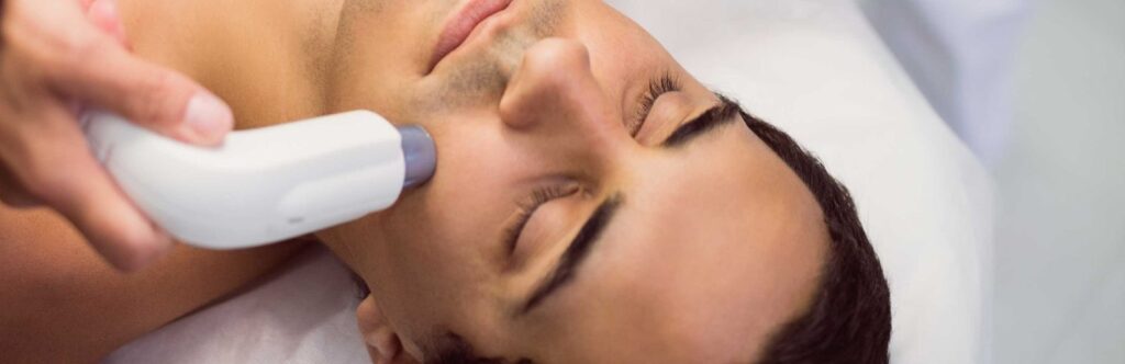 Man undergoing Med Spa Procedure