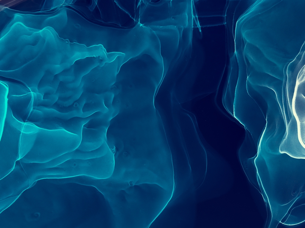 Dark Blue Contemporary Art