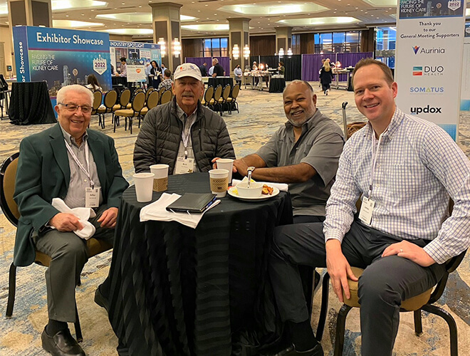 male professionals having coffee