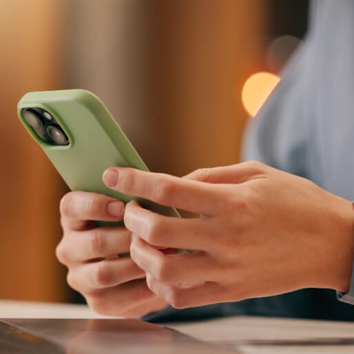 using phone