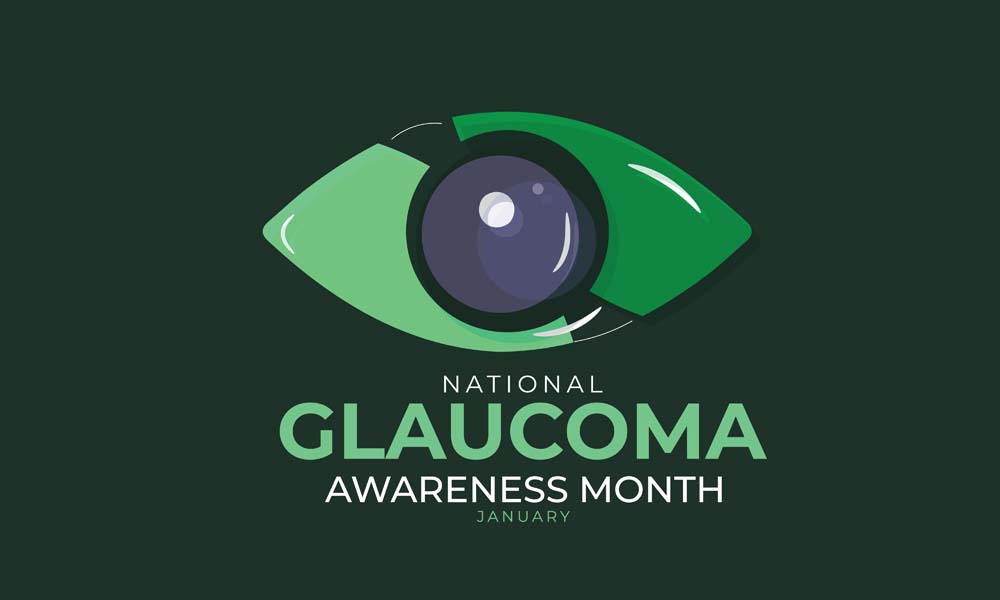 National Glaucoma awareness month. background, banner, card, pos