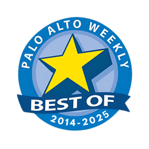 logo for the "Best Of" awards by Palo Alto Weekly magazine