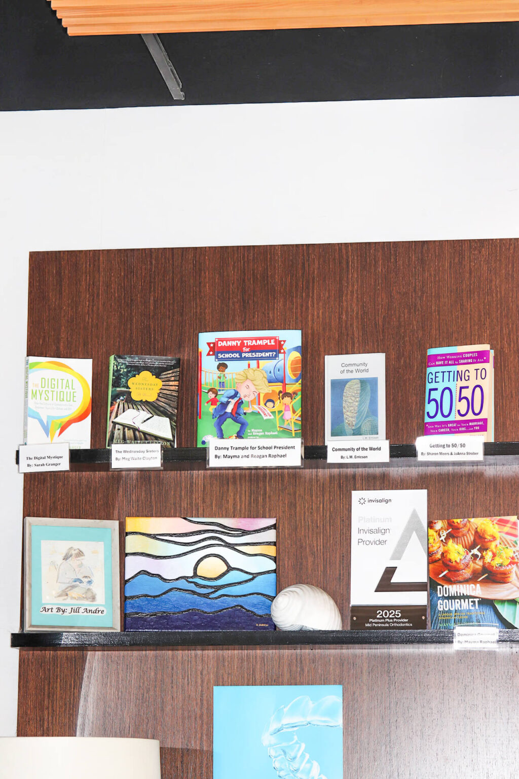 bookshelf mid peninsula orthodontics portrait