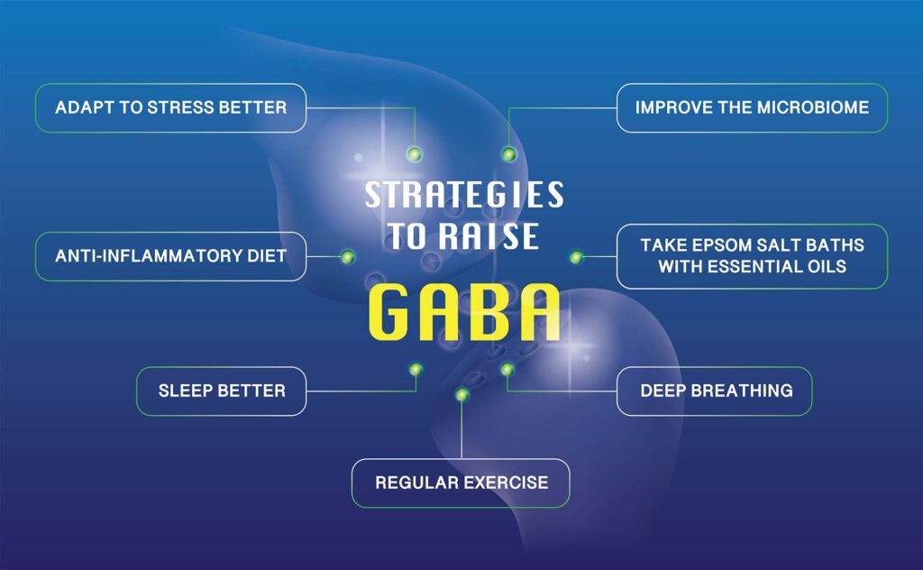 diagram showing ways to raise gaba