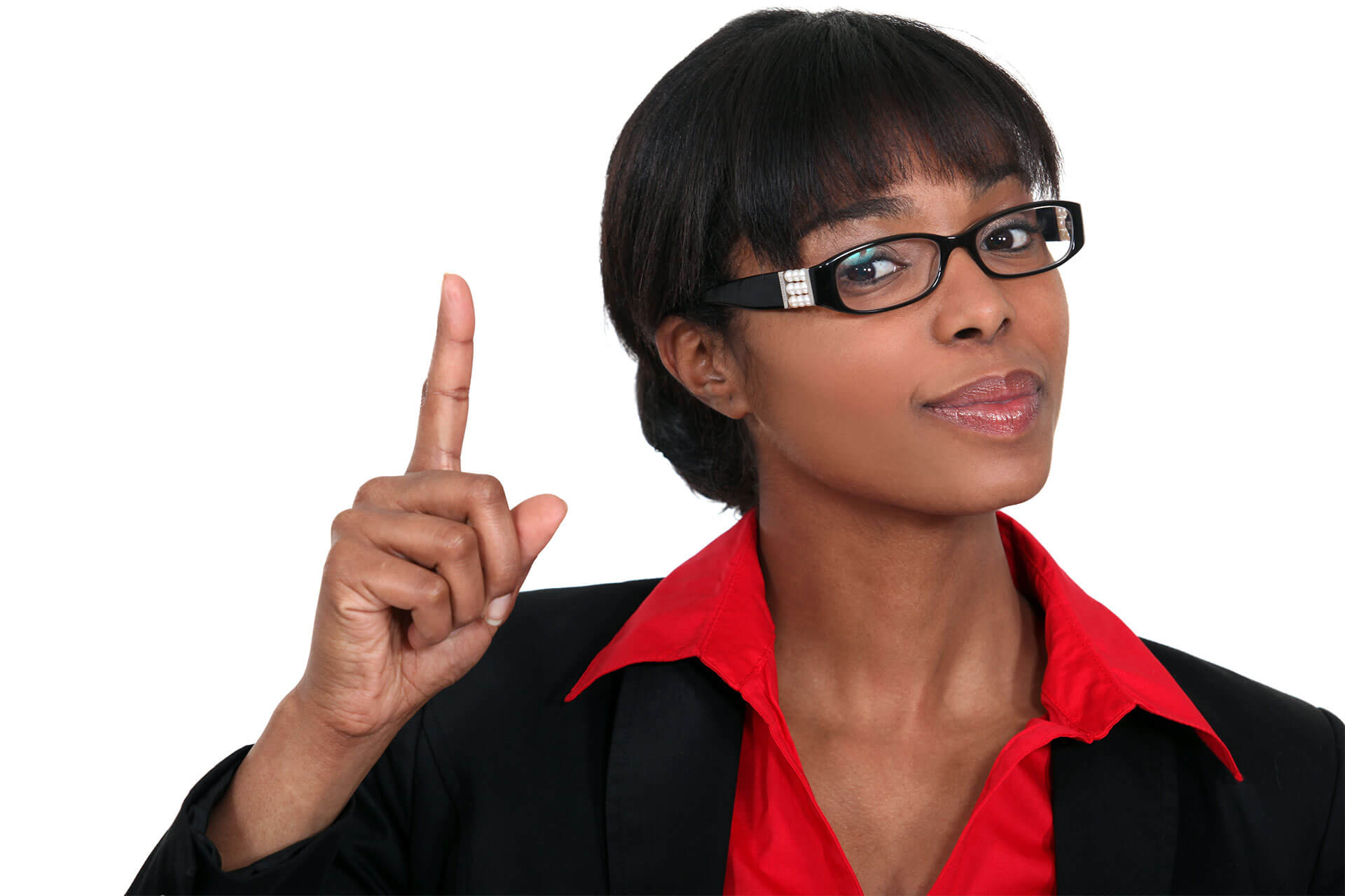 Young woman with glasses