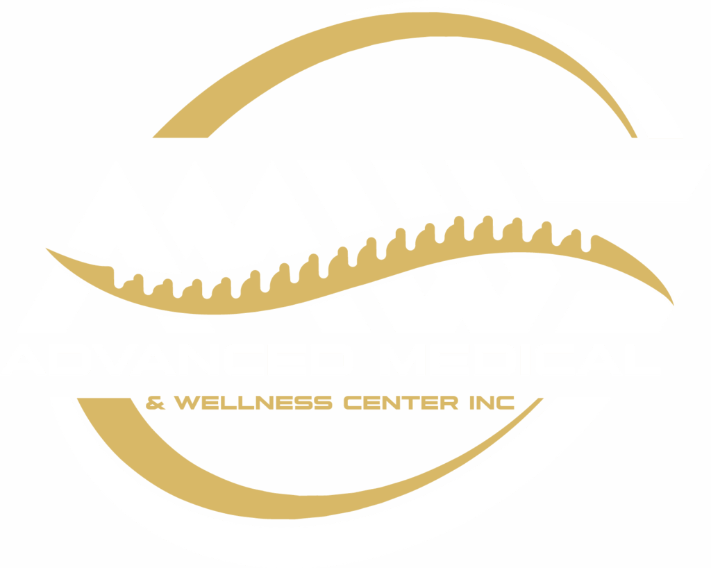 advanced medical logo-white