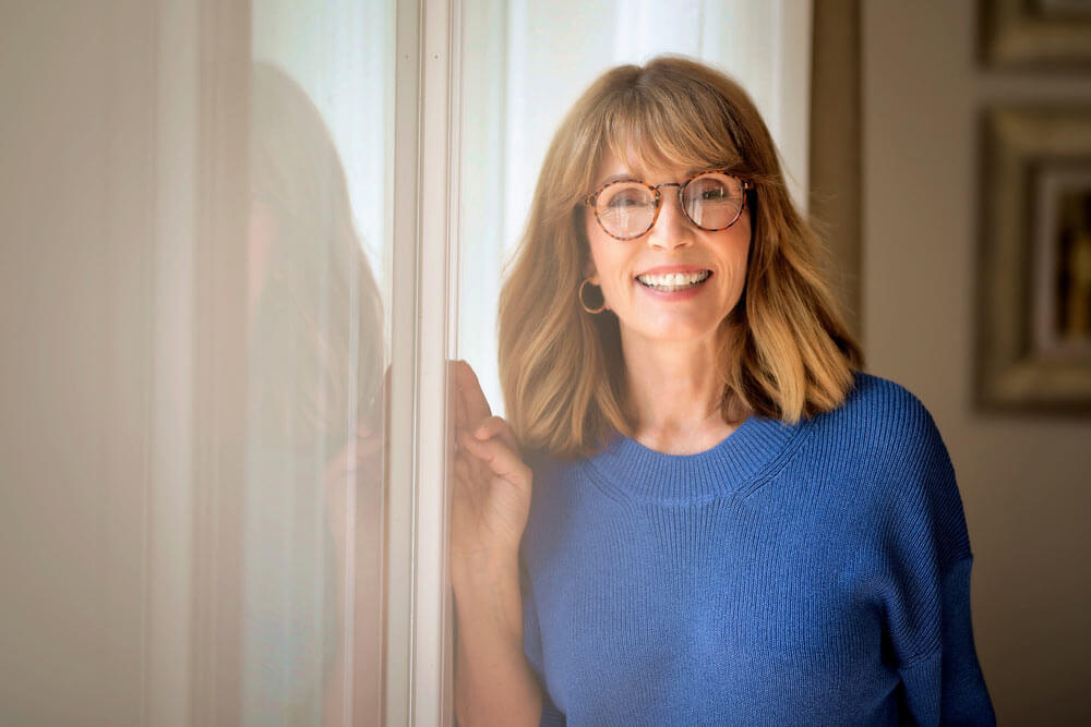 beautiful middle-aged woman