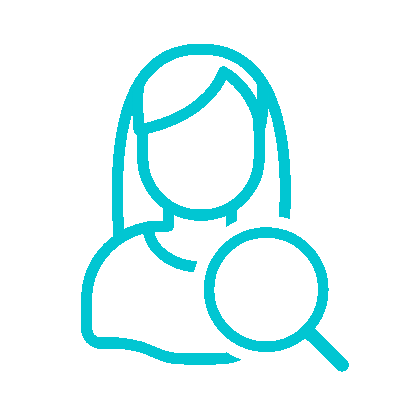 Female Search icon