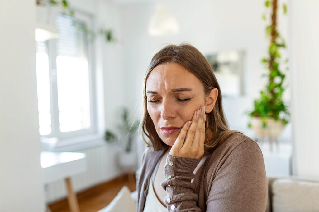 Woman Suffering Tooth Pain