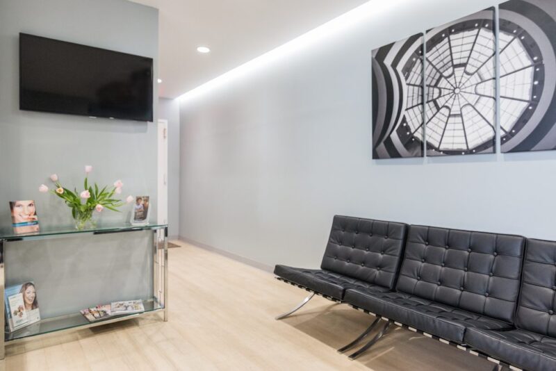 Delaire Dental Office waiting area