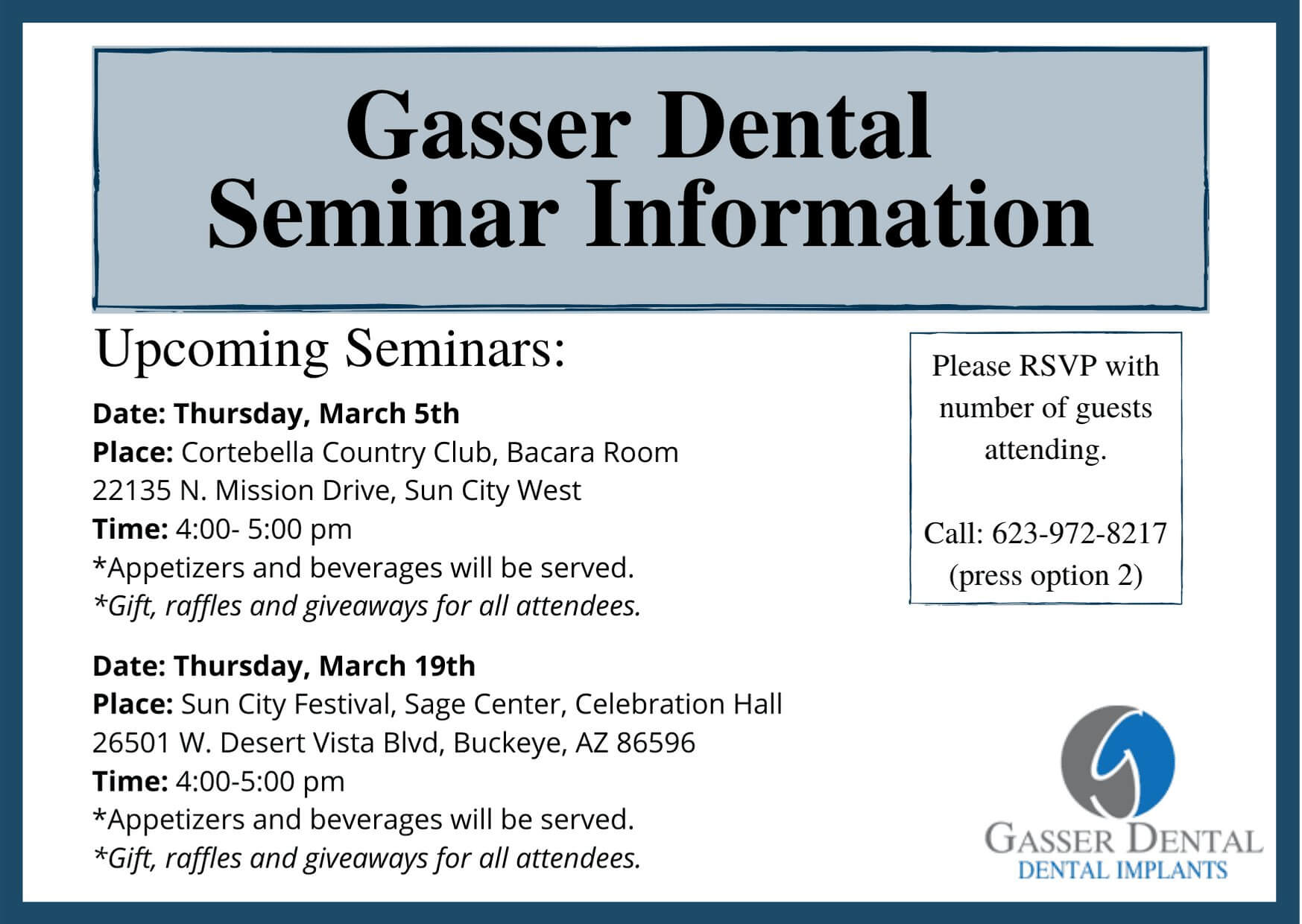 Gasser-Dental-Seminar-March