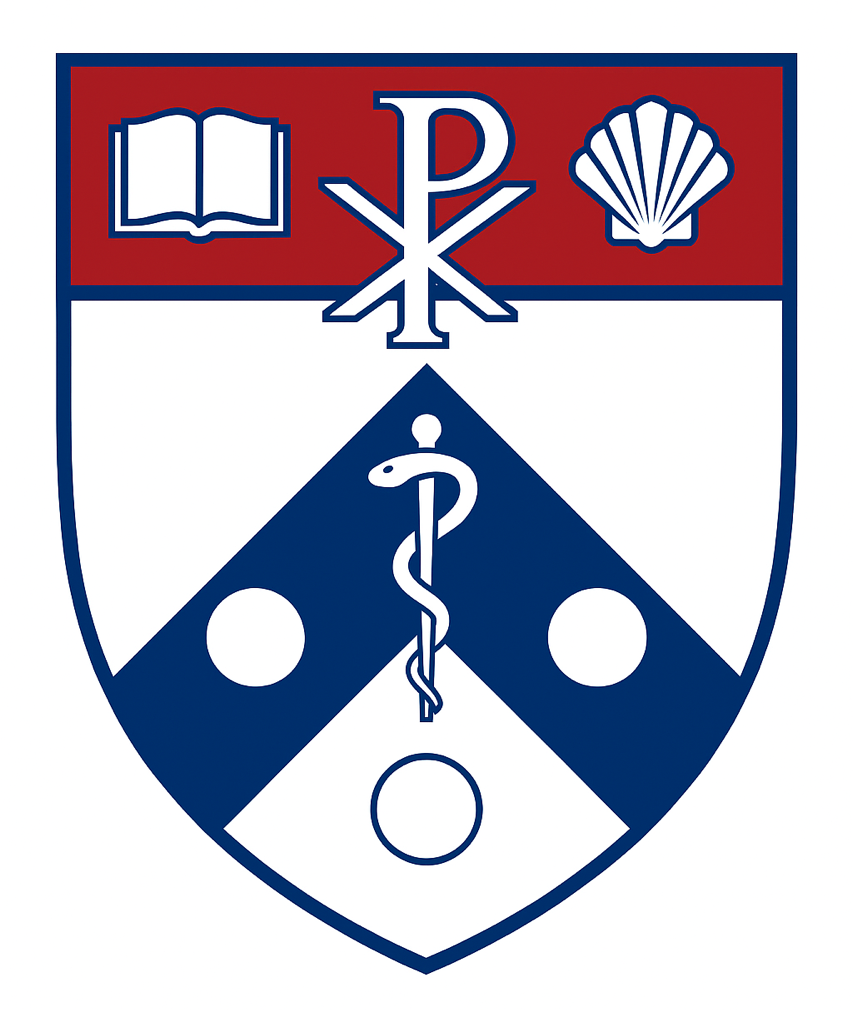 the shield, or coat of arms, of the University of Pennsylvania (Penn or UPenn)