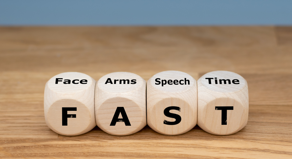 The acronym "FAST" is used as mnemonic to help a person having a stroke. "FAST" stands for "facial drooping", "arm weakness", "speech difficulties" and "time to call emergency services".