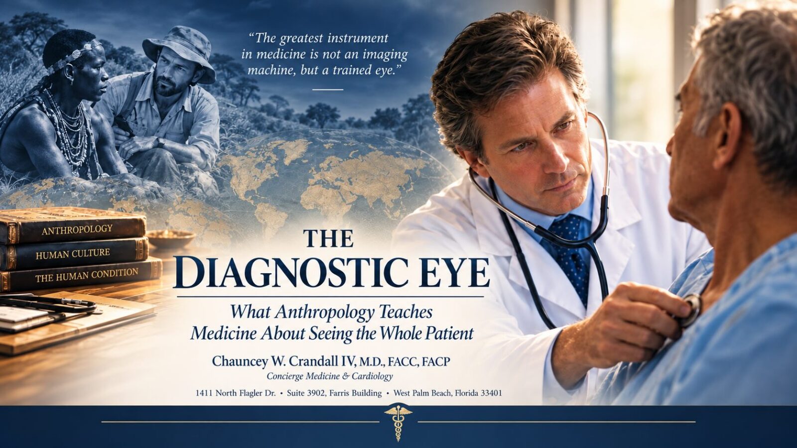 THE DIAGNOSTIC EYE | THE DIAGNOSTIC EYE What Anthropology Teaches Medicine About Seeing the Whole Patient | Dr Chauncey Crandall 2