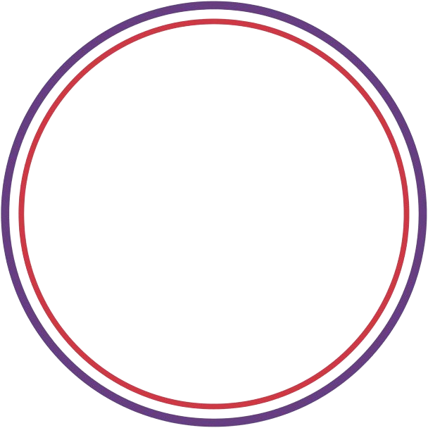 purple and red Circle with transparent background