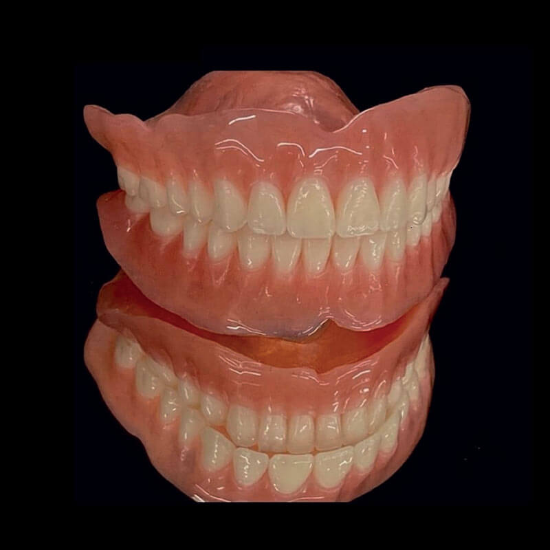 A complete denture, also known as a full denture