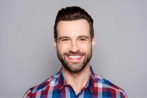man smiling