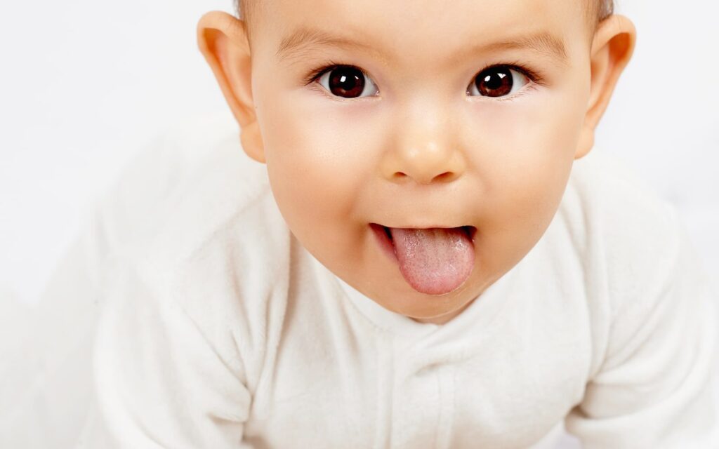 Baby With Open Mouth