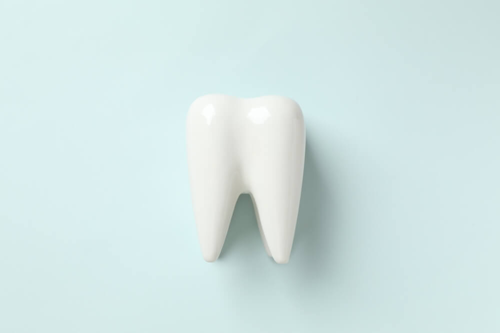 Concept of tooth treatment and dental care